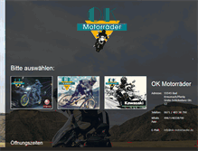 Tablet Screenshot of ok-motorraeder.com